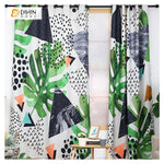 DIHIN HOME 3D Printed Green Leaves and Triangle Blackout Curtains ,Window Curtains Grommet Curtain For Living Room ,39x102-inch,2 Panels Included Roman Shades Window Curtains Curtains Window Blinds Curtains Drapes linen drapery curtains and drapes windows drapes custom curtains blackout curtains curtains for living room window shades sheer curtains curtain fabric window treatments custom drapery