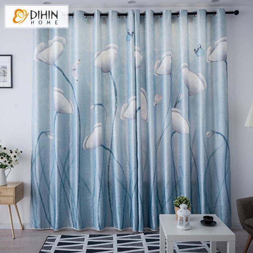 DIHIN HOME 3D Printed Huge Plant Blackout Curtains,Window Curtains Grommet Curtain For Living Room ,39x102-inch,2 Panels Include Roman Shades Curtains Window Blinds custom curtains blackout curtains curtains for living room sheer curtains curtain fabric linen curtains kitchen curtains velvet curtains pinch pleat curtains bay window curtains outdoor curtains pleated curtains floral curtains dining room curtains kitchen valances drapes for bedroom patio curtains nursery curtains grommet curtains