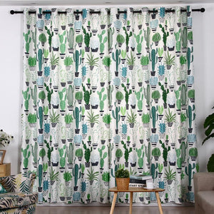DIHIN HOME 3D Printed Intensive Cactus Blackout Curtains,Window Curtains Grommet Curtain For Living Room ,39x102-inch,2 Panels Include Roman Shades Curtains Window Blinds custom curtains blackout curtains curtains for living room sheer curtains curtain fabric linen curtains kitchen curtains velvet curtains pinch pleat curtains bay window curtains outdoor curtains pleated curtains floral curtains dining room curtains kitchen valances drapes for bedroom patio curtains nursery curtains grommet curtains