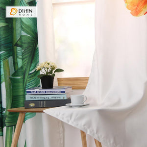 DIHIN HOME 3D Printed Leaves and Cactus Blackout Curtains ,Window Curtains Grommet Curtain For Living Room ,39x102-inch,2 Panels Included Roman Shades Curtains Window Blinds custom curtains blackout curtains curtains for living room sheer curtains curtain fabric linen curtains kitchen curtains velvet curtains pinch pleat curtains bay window curtains outdoor curtains pleated curtains floral curtains dining room curtains kitchen valances drapes for bedroom patio curtains nursery curtains grommet curtains