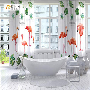 DIHIN HOME 3D Printed Leaves and Crane Blackout Curtains ,Window Curtains Grommet Curtain For Living Room ,39x102-inch,2 Panels Included Roman Shades Curtains Window Blinds custom curtains blackout curtains curtains for living room sheer curtains curtain fabric linen curtains kitchen curtains velvet curtains pinch pleat curtains bay window curtains outdoor curtains pleated curtains floral curtains dining room curtains kitchen valances drapes for bedroom patio curtains nursery curtains grommet curtains