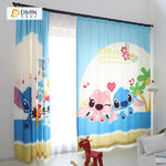 DIHIN HOME 3D Printed Lilo & Stitch Blackout Curtains ,Window Curtains Grommet Curtain For Living Room ,39x102-inch,2 Panels Included Roman Shades Curtains Window Blinds custom curtains blackout curtains curtains for living room sheer curtains curtain fabric linen curtains kitchen curtains velvet curtains pinch pleat curtains bay window curtains outdoor curtains pleated curtains floral curtains dining room curtains kitchen valances drapes for bedroom patio curtains nursery curtains grommet curtains