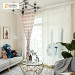 DIHIN HOME 3D Printed Lovely Rabbit Blackout Curtains ,Window Curtains Grommet Curtain For Living Room ,39x102-inch,2 Panels Included Roman Shades Curtains Window Blinds custom curtains blackout curtains curtains for living room sheer curtains curtain fabric linen curtains kitchen curtains velvet curtains pinch pleat curtains bay window curtains outdoor curtains pleated curtains floral curtains dining room curtains kitchen valances drapes for bedroom patio curtains nursery curtains grommet curtains