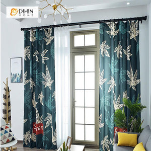 DIHIN HOME 3D Printed Maple Leaves Blackout Curtains ,Window Curtains Grommet Curtain For Living Room ,39x102-inch,2 Panels Included Roman Shades Curtains Window Blinds custom curtains blackout curtains curtains for living room sheer curtains curtain fabric linen curtains kitchen curtains velvet curtains pinch pleat curtains bay window curtains outdoor curtains pleated curtains floral curtains dining room curtains kitchen valances drapes for bedroom patio curtains nursery curtains grommet curtains