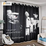 DIHIN HOME 3D Printed Marilyn Monroe Blackout Curtains ,Window Curtains Grommet Curtain For Living Room ,39x102-inch,2 Panels Included Roman Shades Curtains Window Blinds custom curtains blackout curtains curtains for living room sheer curtains curtain fabric linen curtains kitchen curtains velvet curtains pinch pleat curtains bay window curtains outdoor curtains pleated curtains floral curtains dining room curtains kitchen valances drapes for bedroom patio curtains nursery curtains grommet curtains