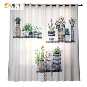 DIHIN HOME 3D Printed Natural Bonsai Blackout Curtains,Window Curtains Grommet Curtain For Living Room ,39x102-inch,2 Panels Included Roman Shades Curtains Window Blinds custom curtains blackout curtains curtains for living room sheer curtains curtain fabric linen curtains kitchen curtains velvet curtains pinch pleat curtains bay window curtains outdoor curtains pleated curtains floral curtains dining room curtains kitchen valances drapes for bedroom patio curtains nursery curtains grommet curtains