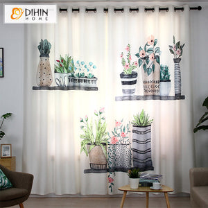 DIHIN HOME 3D Printed Natural Bonsai Blackout Curtains,Window Curtains Grommet Curtain For Living Room ,39x102-inch,2 Panels Included Roman Shades Curtains Window Blinds custom curtains blackout curtains curtains for living room sheer curtains curtain fabric linen curtains kitchen curtains velvet curtains pinch pleat curtains bay window curtains outdoor curtains pleated curtains floral curtains dining room curtains kitchen valances drapes for bedroom patio curtains nursery curtains grommet curtains