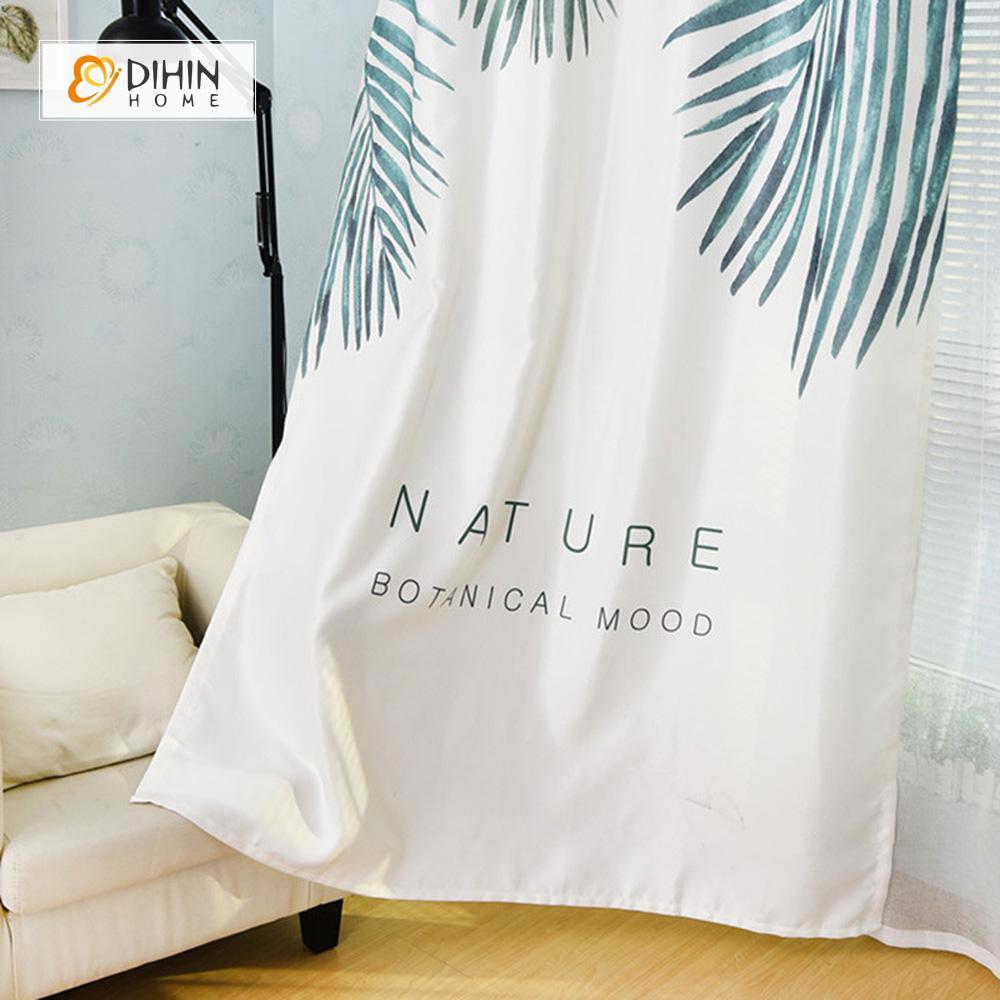 DIHIN HOME 3D Printed Natural Plant Blackout Curtains ,Window Curtains Grommet Curtain For Living Room ,39x102-inch,2 Panels Included Roman Shades Curtains Window Blinds custom curtains blackout curtains curtains for living room sheer curtains curtain fabric linen curtains kitchen curtains velvet curtains pinch pleat curtains bay window curtains outdoor curtains pleated curtains floral curtains dining room curtains kitchen valances drapes for bedroom patio curtains nursery curtains grommet curtains