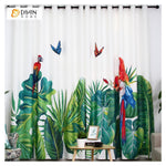 DIHIN HOME 3D Printed Parrot and Butterfly Blackout Curtains ,Window Curtains Grommet Curtain For Living Room ,39x102-inch,2 Panels Included Roman Shades Curtains Window Blinds custom curtains blackout curtains curtains for living room sheer curtains curtain fabric linen curtains kitchen curtains velvet curtains pinch pleat curtains bay window curtains outdoor curtains pleated curtains floral curtains dining room curtains kitchen valances drapes for bedroom patio curtains nursery curtains grommet curtains