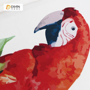 DIHIN HOME 3D Printed Parrot and Butterfly Blackout Curtains ,Window Curtains Grommet Curtain For Living Room ,39x102-inch,2 Panels Included Roman Shades Curtains Window Blinds custom curtains blackout curtains curtains for living room sheer curtains curtain fabric linen curtains kitchen curtains velvet curtains pinch pleat curtains bay window curtains outdoor curtains pleated curtains floral curtains dining room curtains kitchen valances drapes for bedroom patio curtains nursery curtains grommet curtains