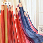 DIHIN HOME 3D Printed Pencil Blackout Curtains ,Window Curtains Grommet Curtain For Living Room ,39x102-inch,2 Panels Included Roman Shades Curtains Window Blinds custom curtains blackout curtains curtains for living room sheer curtains curtain fabric linen curtains kitchen curtains velvet curtains pinch pleat curtains bay window curtains outdoor curtains pleated curtains floral curtains dining room curtains kitchen valances drapes for bedroom patio curtains nursery curtains grommet curtains