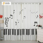 DIHIN HOME 3D Printed Piano Blackout Curtains ,Window Curtains Grommet Curtain For Living Room ,39x102-inch,2 Panels Included Roman Shades Curtains Window Blinds custom curtains blackout curtains curtains for living room sheer curtains curtain fabric linen curtains kitchen curtains velvet curtains pinch pleat curtains bay window curtains outdoor curtains pleated curtains floral curtains dining room curtains kitchen valances drapes for bedroom patio curtains nursery curtains grommet curtains