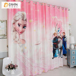 DIHIN HOME 3D Printed Pink Color Cartoon Frozen Blackout Curtains,Window Curtains Grommet Curtain For Living Room ,39x102-inch,2 Panels Included Roman Shades Curtains Window Blinds custom curtains blackout curtains curtains for living room sheer curtains curtain fabric linen curtains kitchen curtains velvet curtains pinch pleat curtains bay window curtains outdoor curtains pleated curtains floral curtains dining room curtains kitchen valances drapes for bedroom patio curtains nursery curtains grommet curtai
