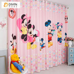 DIHIN HOME 3D Printed Pink Mickey Blackout Curtains,Window Curtains Grommet Curtain For Living Room ,39x102-inch,2 Panels Included Roman Shades Curtains Window Blinds custom curtains blackout curtains curtains for living room sheer curtains curtain fabric linen curtains kitchen curtains velvet curtains pinch pleat curtains bay window curtains outdoor curtains pleated curtains floral curtains dining room curtains kitchen valances drapes for bedroom patio curtains nursery curtains grommet curtains