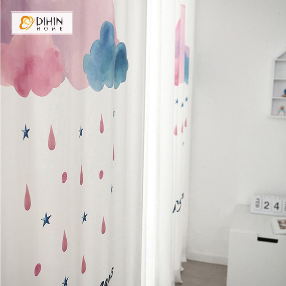 DIHIN HOME 3D Printed Rain Blackout Curtains ,Window Curtains Grommet Curtain For Living Room ,39x102-inch,2 Panels Included Roman Shades Curtains Window Blinds custom curtains blackout curtains curtains for living room sheer curtains curtain fabric linen curtains kitchen curtains velvet curtains pinch pleat curtains bay window curtains outdoor curtains pleated curtains floral curtains dining room curtains kitchen valances drapes for bedroom patio curtains nursery curtains grommet curtains