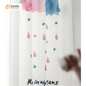 DIHIN HOME 3D Printed Rain Blackout Curtains ,Window Curtains Grommet Curtain For Living Room ,39x102-inch,2 Panels Included Roman Shades Curtains Window Blinds custom curtains blackout curtains curtains for living room sheer curtains curtain fabric linen curtains kitchen curtains velvet curtains pinch pleat curtains bay window curtains outdoor curtains pleated curtains floral curtains dining room curtains kitchen valances drapes for bedroom patio curtains nursery curtains grommet curtains
