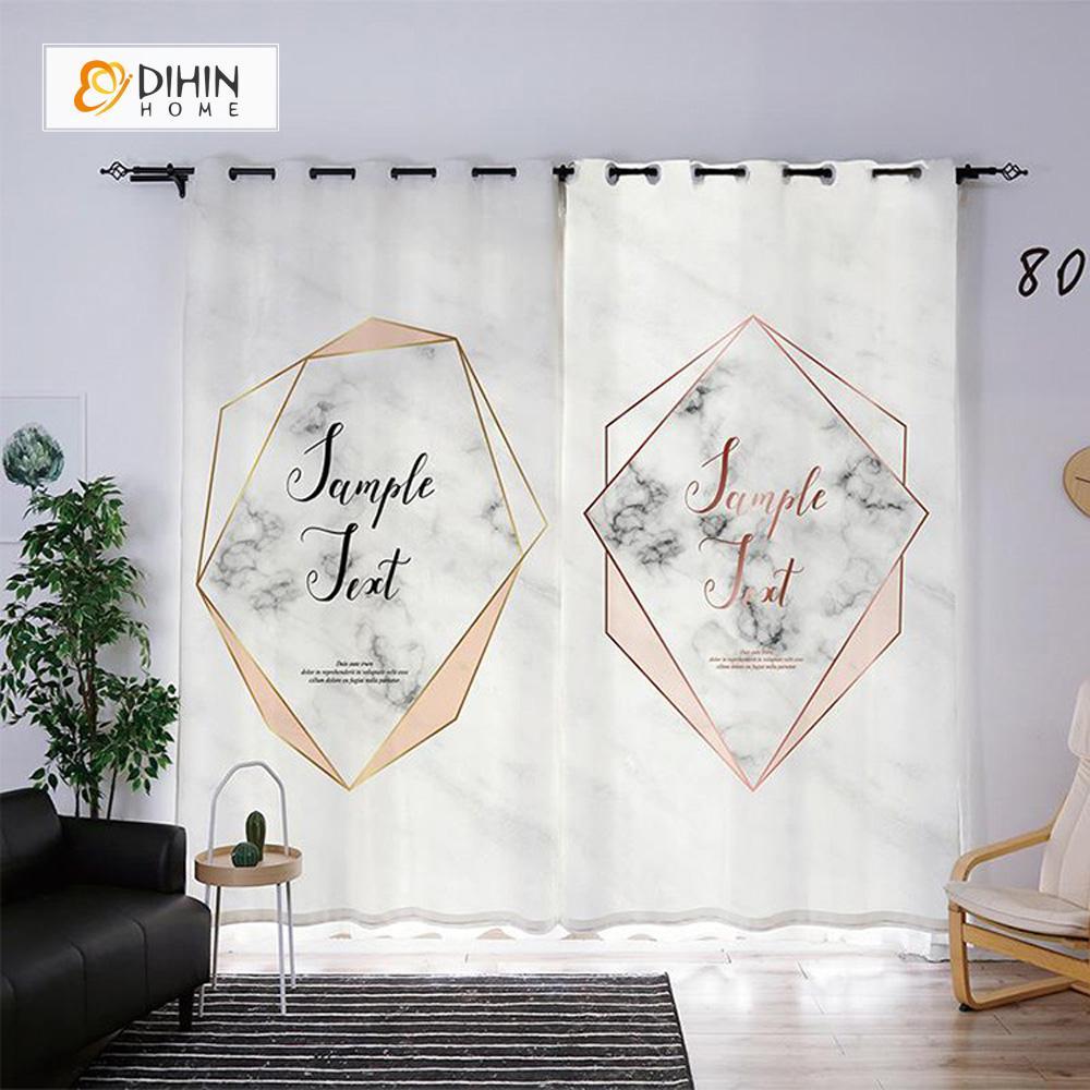 DIHIN HOME 3D Printed Simple Geometry Blackout Curtains ,Window Curtains Grommet Curtain For Living Room ,39x102-inch,2 Panels Included Roman Shades Curtains Window Blinds custom curtains blackout curtains curtains for living room sheer curtains curtain fabric linen curtains kitchen curtains velvet curtains pinch pleat curtains bay window curtains outdoor curtains pleated curtains floral curtains dining room curtains kitchen valances drapes for bedroom patio curtains nursery curtains grommet curtains