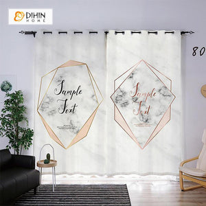 DIHIN HOME 3D Printed Simple Geometry Blackout Curtains ,Window Curtains Grommet Curtain For Living Room ,39x102-inch,2 Panels Included Roman Shades Curtains Window Blinds custom curtains blackout curtains curtains for living room sheer curtains curtain fabric linen curtains kitchen curtains velvet curtains pinch pleat curtains bay window curtains outdoor curtains pleated curtains floral curtains dining room curtains kitchen valances drapes for bedroom patio curtains nursery curtains grommet curtains