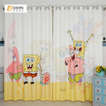 DIHIN HOME 3D Printed SpongeBob Squarepants Blackout Curtains ,Window Curtains Grommet Curtain For Living Room ,39x102-inch,2 Panels Included Roman Shades Curtains Window Blinds custom curtains blackout curtains curtains for living room sheer curtains curtain fabric linen curtains kitchen curtains velvet curtains pinch pleat curtains bay window curtains outdoor curtains pleated curtains floral curtains dining room curtains kitchen valances drapes for bedroom patio curtains nursery curtains grommet curtains