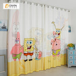 DIHIN HOME 3D Printed SpongeBob Squarepants Blackout Curtains ,Window Curtains Grommet Curtain For Living Room ,39x102-inch,2 Panels Included Roman Shades Curtains Window Blinds custom curtains blackout curtains curtains for living room sheer curtains curtain fabric linen curtains kitchen curtains velvet curtains pinch pleat curtains bay window curtains outdoor curtains pleated curtains floral curtains dining room curtains kitchen valances drapes for bedroom patio curtains nursery curtains grommet curtains
