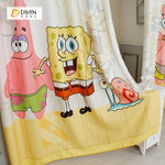 DIHIN HOME 3D Printed SpongeBob Squarepants Blackout Curtains ,Window Curtains Grommet Curtain For Living Room ,39x102-inch,2 Panels Included Roman Shades Curtains Window Blinds custom curtains blackout curtains curtains for living room sheer curtains curtain fabric linen curtains kitchen curtains velvet curtains pinch pleat curtains bay window curtains outdoor curtains pleated curtains floral curtains dining room curtains kitchen valances drapes for bedroom patio curtains nursery curtains grommet curtains