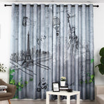 DIHIN HOME 3D Printed Statue of Liberty Blackout Curtains,Window Curtains Grommet Curtain For Living Room ,39x102-inch,2 Panels Include Roman Shades Curtains Window Blinds custom curtains blackout curtains curtains for living room sheer curtains curtain fabric linen curtains kitchen curtains velvet curtains pinch pleat curtains bay window curtains outdoor curtains pleated curtains floral curtains dining room curtains kitchen valances drapes for bedroom patio curtains nursery curtains grommet curtains