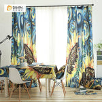 DIHIN HOME 3D Printed Sunflower Blackout Curtains ,Window Curtains Grommet Curtain For Living Room ,39x102-inch,2 Panels Included Roman Shades Curtains Window Blinds custom curtains blackout curtains curtains for living room sheer curtains curtain fabric linen curtains kitchen curtains velvet curtains pinch pleat curtains bay window curtains outdoor curtains pleated curtains floral curtains dining room curtains kitchen valances drapes for bedroom patio curtains nursery curtains grommet curtains