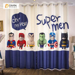 DIHIN HOME 3D Printed Supermen Blackout Curtains ,Window Curtains Grommet Curtain For Living Room ,39x102-inch,2 Panels Included Roman Shades Curtains Window Blinds custom curtains blackout curtains curtains for living room sheer curtains curtain fabric linen curtains kitchen curtains velvet curtains pinch pleat curtains bay window curtains outdoor curtains pleated curtains floral curtains dining room curtains kitchen valances drapes for bedroom patio curtains nursery curtains grommet curtains