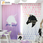 DIHIN HOME 3D Printed Unicorn Blackout Curtains,Window Curtains Grommet Curtain For Living Room ,39x102-inch,2 Panels Included Roman Shades Curtains Window Blinds custom curtains blackout curtains curtains for living room sheer curtains curtain fabric linen curtains kitchen curtains velvet curtains pinch pleat curtains bay window curtains outdoor curtains pleated curtains floral curtains dining room curtains kitchen valances drapes for bedroom patio curtains nursery curtains grommet curtains