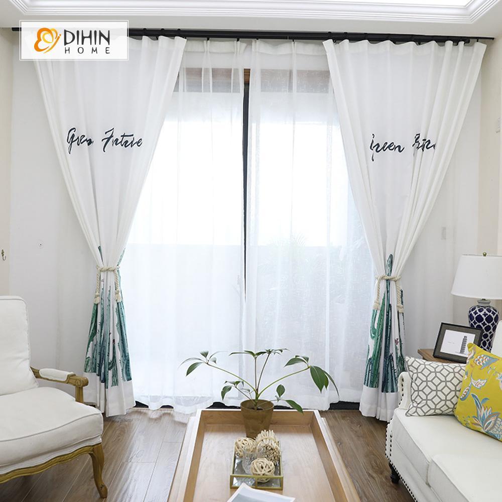 DIHIN HOME 3D Printed Vertical Cactus Blackout Curtains ,Window Curtains Grommet Curtain For Living Room ,39x102-inch,2 Panels Included Roman Shades Curtains Window Blinds custom curtains blackout curtains curtains for living room sheer curtains curtain fabric linen curtains kitchen curtains velvet curtains pinch pleat curtains bay window curtains outdoor curtains pleated curtains floral curtains dining room curtains kitchen valances drapes for bedroom patio curtains nursery curtains grommet curtains