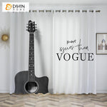 DIHIN HOME 3D Printed Vintage Guitar Blackout Curtains,Window Curtains Grommet Curtain For Living Room ,39x102-inch,2 Panels Included Roman Shades Curtains Window Blinds custom curtains blackout curtains curtains for living room sheer curtains curtain fabric linen curtains kitchen curtains velvet curtains pinch pleat curtains bay window curtains outdoor curtains pleated curtains floral curtains dining room curtains kitchen valances drapes for bedroom patio curtains nursery curtains grommet curtains