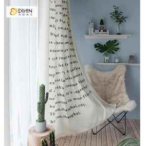 DIHIN HOME 3D Printed Words Blackout Curtains ,Window Curtains Grommet Curtain For Living Room ,39x102-inch,2 Panels Included Roman Shades Curtains Window Blinds custom curtains blackout curtains curtains for living room sheer curtains curtain fabric linen curtains kitchen curtains velvet curtains pinch pleat curtains bay window curtains outdoor curtains pleated curtains floral curtains dining room curtains kitchen valances drapes for bedroom patio curtains nursery curtains grommet curtains
