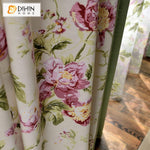 DIHIN HOME American Country Style High Quality Flowers Printed,Blackout Grommet Window Curtain for Living Room ,52x63-inch,1 Panel Roman Shades Curtains Window Blinds custom curtains blackout curtains curtains for living room sheer curtains curtain fabric linen curtains kitchen curtains velvet curtains pinch pleat curtains bay window curtains outdoor curtains pleated curtains floral curtains dining room curtains kitchen valances drapes for bedroom patio curtains nursery curtains grommet curtains