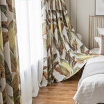 DIHIN HOME American Pastoral Big Leaves Printed,Blackout Grommet Window Curtain for Living Room,1 Panel Roman Shades Curtains Window Blinds custom curtains blackout curtains curtains for living room sheer curtains curtain fabric linen curtains kitchen curtains velvet curtains pinch pleat curtains bay window curtains outdoor curtains pleated curtains floral curtains dining room curtains kitchen valances drapes for bedroom patio curtains nursery curtains grommet curtains