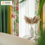 DIHIN HOME American Pastoral Cotton Linen Flower Printed,Blackout Grommet Window Curtain for Living Room ,52x63-inch,1 Panel Roman Shades Curtains Window Blinds custom curtains blackout curtains curtains for living room sheer curtains curtain fabric linen curtains kitchen curtains velvet curtains pinch pleat curtains bay window curtains outdoor curtains pleated curtains floral curtains dining room curtains kitchen valances drapes for bedroom patio curtains nursery curtains grommet curtains
