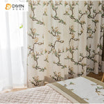 DIHIN HOME American Pastoral Cotton Linen Flowers Printed,Blackout Curtains Grommet Window Curtain for Living Room ,52x63-inch,1 Panel Roman Shades Curtains Window Blinds custom curtains blackout curtains curtains for living room sheer curtains curtain fabric linen curtains kitchen curtains velvet curtains pinch pleat curtains bay window curtains outdoor curtains pleated curtains floral curtains dining room curtains kitchen valances drapes for bedroom patio curtains nursery curtains grommet curtains