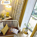 DIHIN HOME American Pastoral Cotton Linen Foral Curtain,Blackout Curtains Grommet Window Curtain for Living Room ,52x63-inch,1 Panel Roman Shades Curtains Window Blinds custom curtains blackout curtains curtains for living room sheer curtains curtain fabric linen curtains kitchen curtains velvet curtains pinch pleat curtains bay window curtains outdoor curtains pleated curtains floral curtains dining room curtains kitchen valances drapes for bedroom patio curtains nursery curtains grommet curtains