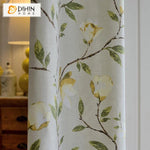 DIHIN HOME American Pastoral Cotton Linen Foral Curtain,Blackout Curtains Grommet Window Curtain for Living Room ,52x63-inch,1 Panel Roman Shades Curtains Window Blinds custom curtains blackout curtains curtains for living room sheer curtains curtain fabric linen curtains kitchen curtains velvet curtains pinch pleat curtains bay window curtains outdoor curtains pleated curtains floral curtains dining room curtains kitchen valances drapes for bedroom patio curtains nursery curtains grommet curtains