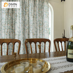 DIHIN HOME American Pastoral Cotton Linen Printed,Blackout Grommet Window Curtain for Living Room ,52x63-inch,1 Panel Roman Shades Curtains Window Blinds custom curtains blackout curtains curtains for living room sheer curtains curtain fabric linen curtains kitchen curtains velvet curtains pinch pleat curtains bay window curtains outdoor curtains pleated curtains floral curtains dining room curtains kitchen valances drapes for bedroom patio curtains nursery curtains grommet curtains