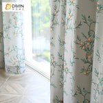 DIHIN HOME American Pastoral Cotton Linen Printed,Blackout Grommet Window Curtain for Living Room ,52x63-inch,1 Panel Roman Shades Curtains Window Blinds custom curtains blackout curtains curtains for living room sheer curtains curtain fabric linen curtains kitchen curtains velvet curtains pinch pleat curtains bay window curtains outdoor curtains pleated curtains floral curtains dining room curtains kitchen valances drapes for bedroom patio curtains nursery curtains grommet curtains