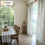 DIHIN HOME American Pastoral Cotton Linen Printed,Blackout Grommet Window Curtain for Living Room ,52x63-inch,1 Panel Roman Shades Curtains Window Blinds custom curtains blackout curtains curtains for living room sheer curtains curtain fabric linen curtains kitchen curtains velvet curtains pinch pleat curtains bay window curtains outdoor curtains pleated curtains floral curtains dining room curtains kitchen valances drapes for bedroom patio curtains nursery curtains grommet curtains