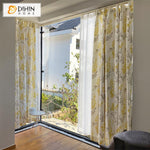 DIHIN HOME American Pastoral Cotton Linen Yellow Flowers Printed,Blackout Grommet Window Curtain for Living Room ,52x63-inch,1 Panel Roman Shades Curtains Window Blinds custom curtains blackout curtains curtains for living room sheer curtains curtain fabric linen curtains kitchen curtains velvet curtains pinch pleat curtains bay window curtains outdoor curtains pleated curtains floral curtains dining room curtains kitchen valances drapes for bedroom patio curtains nursery curtains grommet curtains