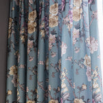 DIHIN HOME American Pastoral Flowers Printed,Blackout Grommet Window Curtain for Living Room,1 Panel Roman Shades Curtains Window Blinds custom curtains blackout curtains curtains for living room sheer curtains curtain fabric linen curtains kitchen curtains velvet curtains pinch pleat curtains bay window curtains outdoor curtains pleated curtains floral curtains dining room curtains kitchen valances drapes for bedroom patio curtains nursery curtains grommet curtains