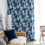 DIHIN HOME American Pastoral Flowers Printed,Blackout Grommet Window Curtain for Living Room,1 Panel Roman Shades Curtains Window Blinds custom curtains blackout curtains curtains for living room sheer curtains curtain fabric linen curtains kitchen curtains velvet curtains pinch pleat curtains bay window curtains outdoor curtains pleated curtains floral curtains dining room curtains kitchen valances drapes for bedroom patio curtains nursery curtains grommet curtains