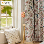 DIHIN HOME American Pastoral Flowers Printed,Blackout Grommet Window Curtain for Living Room ,52x63-inch,1 Panel Roman Shades Curtains Window Blinds custom curtains blackout curtains curtains for living room sheer curtains curtain fabric linen curtains kitchen curtains velvet curtains pinch pleat curtains bay window curtains outdoor curtains pleated curtains floral curtains dining room curtains kitchen valances drapes for bedroom patio curtains nursery curtains grommet curtains