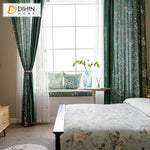 DIHIN HOME American Pastoral Green Color Flowers Printed,Blackout Grommet Window Curtain for Living Room ,52x63-inch,1 Panel Roman Shades Curtains Window Blinds custom curtains blackout curtains curtains for living room sheer curtains curtain fabric linen curtains kitchen curtains velvet curtains pinch pleat curtains bay window curtains outdoor curtains pleated curtains floral curtains dining room curtains kitchen valances drapes for bedroom patio curtains nursery curtains grommet curtains
