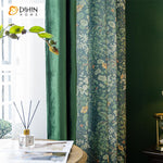 DIHIN HOME American Pastoral Green Color Flowers Printed,Blackout Grommet Window Curtain for Living Room ,52x63-inch,1 Panel Roman Shades Curtains Window Blinds custom curtains blackout curtains curtains for living room sheer curtains curtain fabric linen curtains kitchen curtains velvet curtains pinch pleat curtains bay window curtains outdoor curtains pleated curtains floral curtains dining room curtains kitchen valances drapes for bedroom patio curtains nursery curtains grommet curtains