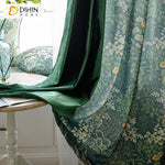 DIHIN HOME American Pastoral Green Color Flowers Printed,Blackout Grommet Window Curtain for Living Room ,52x63-inch,1 Panel Roman Shades Curtains Window Blinds custom curtains blackout curtains curtains for living room sheer curtains curtain fabric linen curtains kitchen curtains velvet curtains pinch pleat curtains bay window curtains outdoor curtains pleated curtains floral curtains dining room curtains kitchen valances drapes for bedroom patio curtains nursery curtains grommet curtains