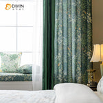 DIHIN HOME American Pastoral Green Color Flowers Printed,Blackout Grommet Window Curtain for Living Room ,52x63-inch,1 Panel Roman Shades Curtains Window Blinds custom curtains blackout curtains curtains for living room sheer curtains curtain fabric linen curtains kitchen curtains velvet curtains pinch pleat curtains bay window curtains outdoor curtains pleated curtains floral curtains dining room curtains kitchen valances drapes for bedroom patio curtains nursery curtains grommet curtains