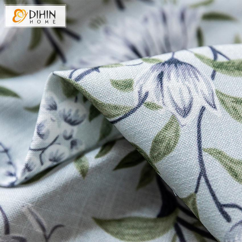 DIHIN HOME American Pastoral Green Leaves Printed,Blackout Grommet Window Curtain for Living Room ,52x63-inch,1 Panel Roman Shades Curtains Window Blinds custom curtains blackout curtains curtains for living room sheer curtains curtain fabric linen curtains kitchen curtains velvet curtains pinch pleat curtains bay window curtains outdoor curtains pleated curtains floral curtains dining room curtains kitchen valances drapes for bedroom patio curtains nursery curtains grommet curtains